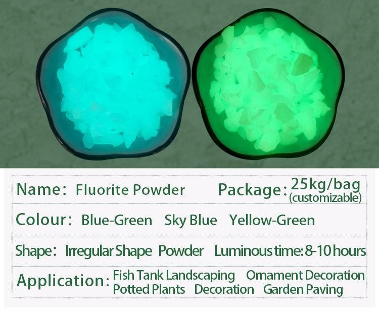 Glow Stone Photoluminescent Sand Glass Stone Glow in The Dark Paving Stone Glow Stone Glow in The Dark Stone Glow Stone Luminous Stone for Sale
