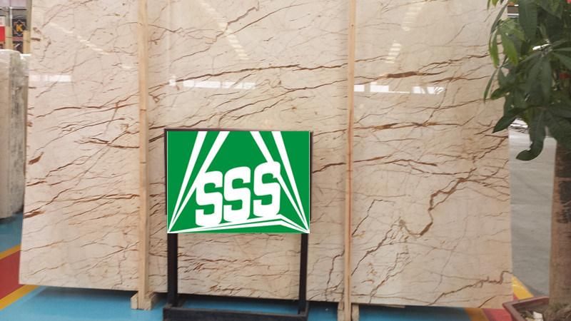 Sofita Gold Marble Big Slab for Project Villa Hotel Interior Decor