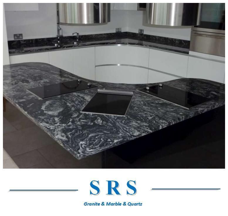 Nero Fantasy Granite for Floor and Kitchen Countertop