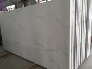 Calacatta Color Artificial Quartz Stone for Building Material