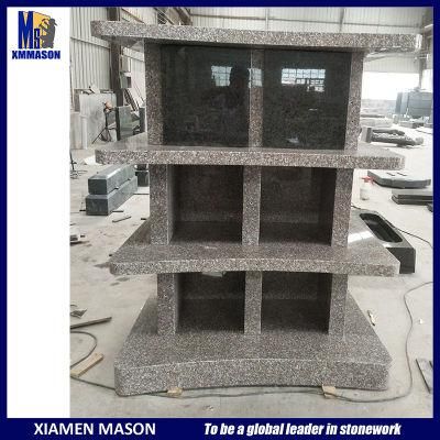 Customized Large China G664 Pink Granite Columbarium