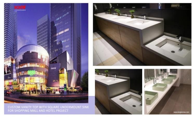 Pure White Solid Surface Artificial Stone Veneer