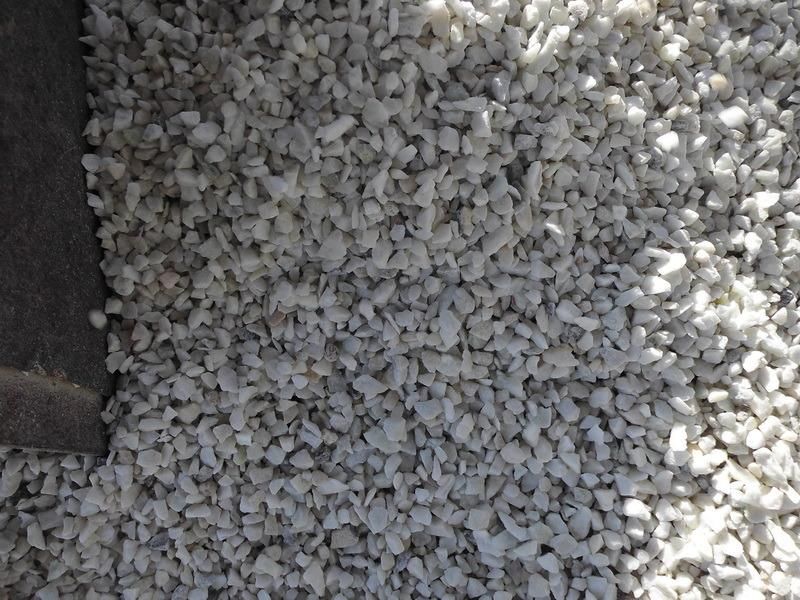 Widely Used Paving Polished Honed White Pebble Marble Sand