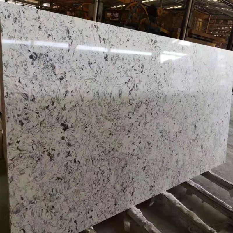 Wholesale China Factory Kitchen Bathroom Countertops Artificial Stone Slab Quartz