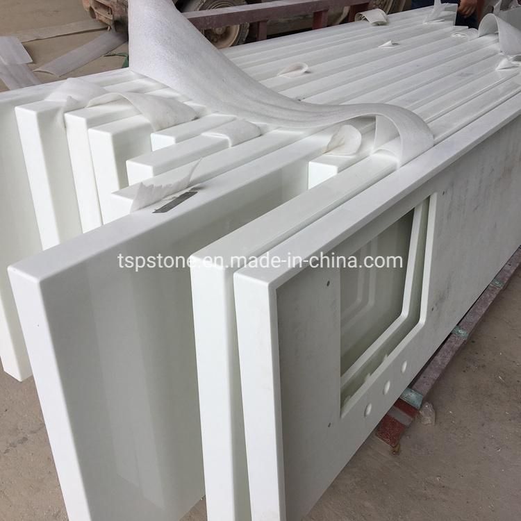 Crystallized Glass Stone Neo Paris White Slabs (Artificial Thassos)