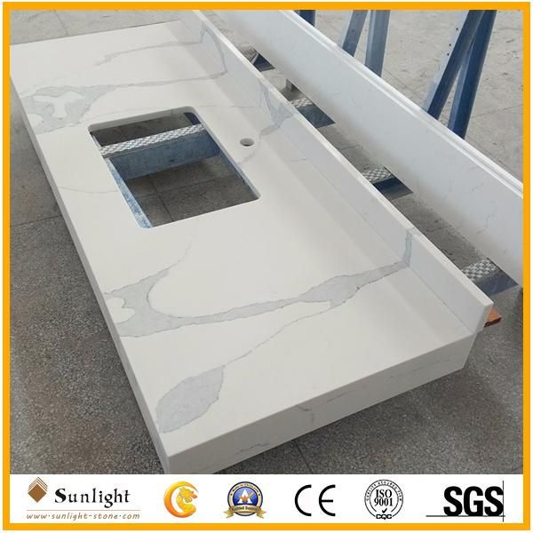 Customized Polished Quartz Marble Granite Stone Kitchen/Counter Table/Bar Vanity Tops