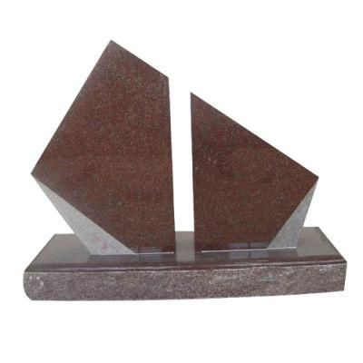 European Design Multicolor Red Granite Headstone Factory