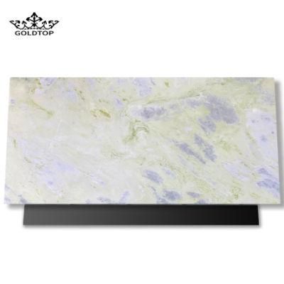 Blue Sky Marble Vein Island Worktop Table Tops Bathroom Vanity Wall Panels Kitchen Countertops Natural Stone Slab Marble Tiles