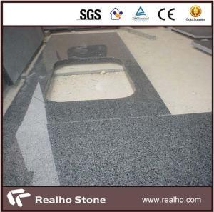 China G654 Dark Grey Granite L Shape Kitchen Countertops Prices