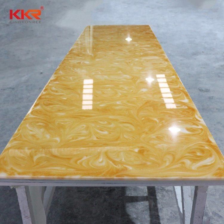 Decoration Translucent Resin Stone Solid Surface Corian Sheet