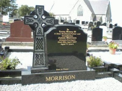 Europe Granite Black Memorial Monument Tombstone