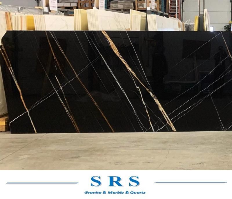 Sahara Noir Marble for Slab/Tiles/Home Decor/Lobby Project