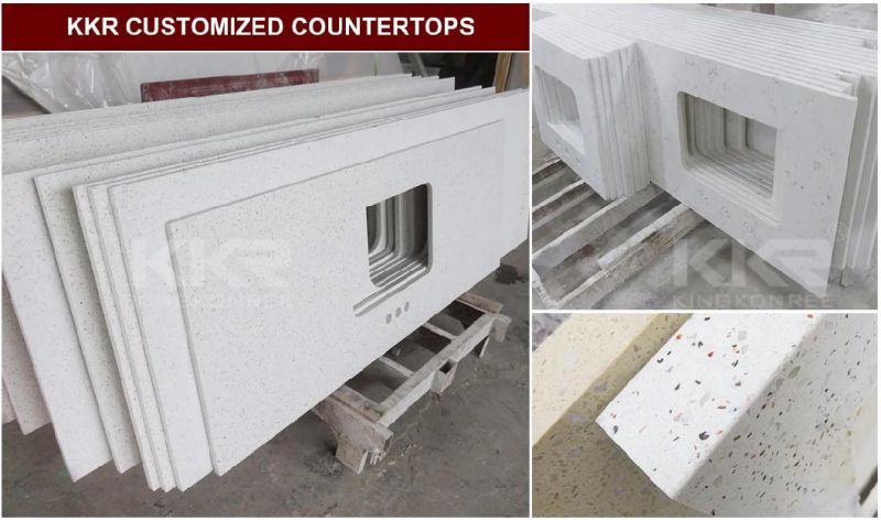 Artificial Stone Bathroom Vanity Kitchen Top Countertop