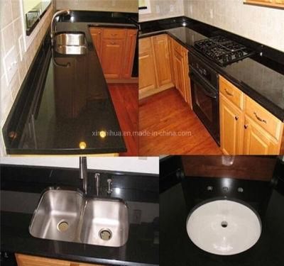 China Mongolian Black Granite Building Material Stone Slab/Kitchen/Bathroom Tile/Counter Top