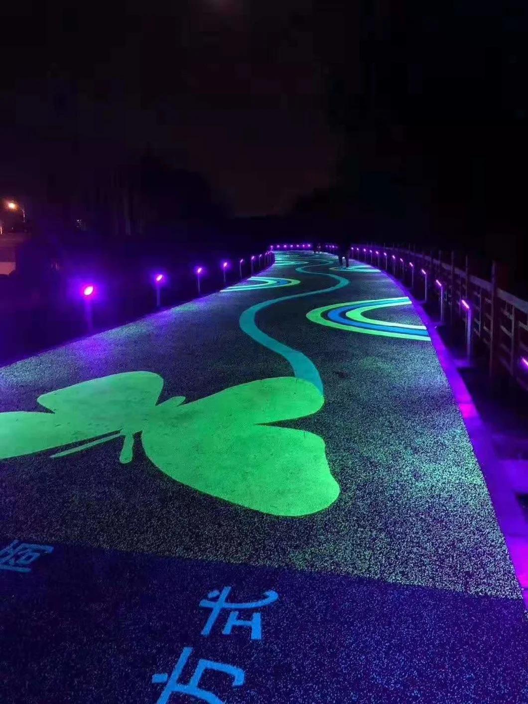 High Quality Landscape Garden Glowing Luminous Glasses Stones