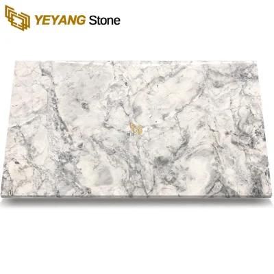 Super White/Grey Marble Slabs/Tiles Marble for Countertop/Wall//Floor/Stairs Tile