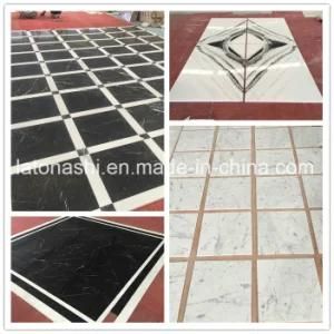 Nice Black/White Marble Design Full Polished Glazed Porcelain Tile