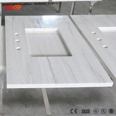 Artificial Marble Stone Bathroom Vanity Top
