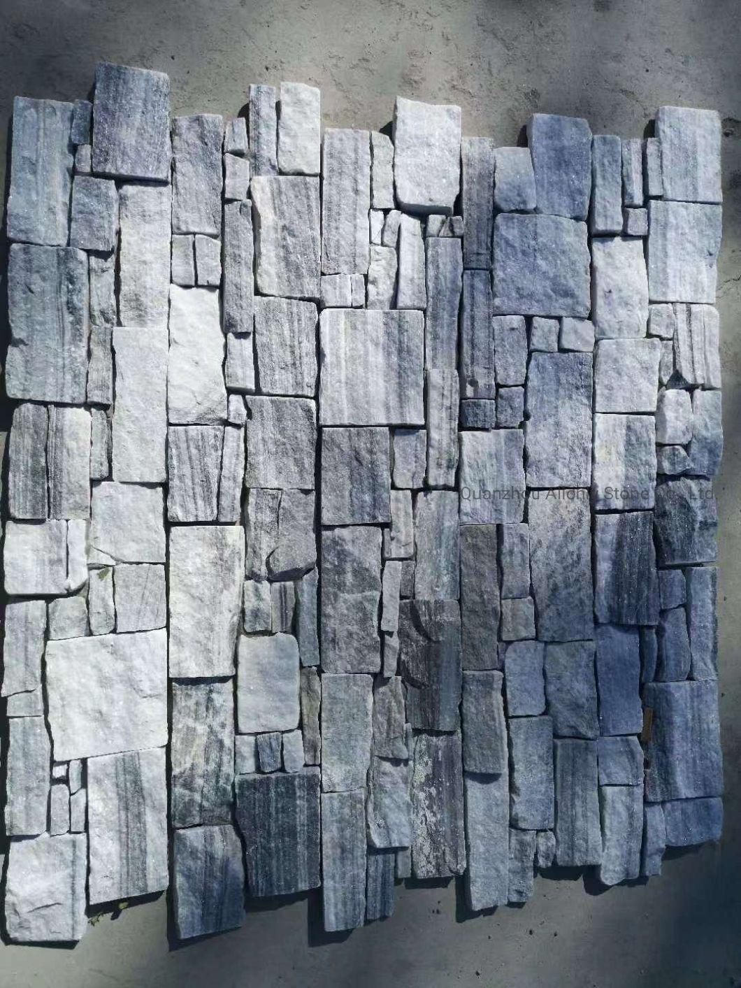 Natural Exterior Wall Panels Slate Large Stacked Stone for Exterior Decoration