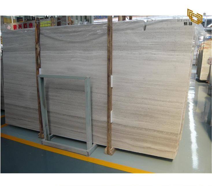 White Marble Tile Marble Slab Wood/Black/White Stone Countertop Supplier