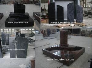 Cheap Good Quality Grey Granite G654 Gravestone in European Model