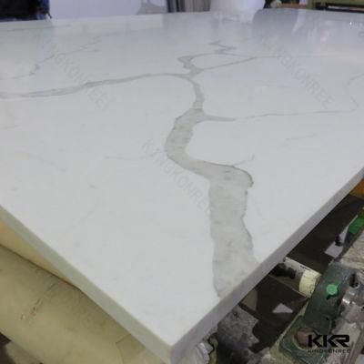 Carrara White Engineered Stone Artificial Quartz Stone 0612