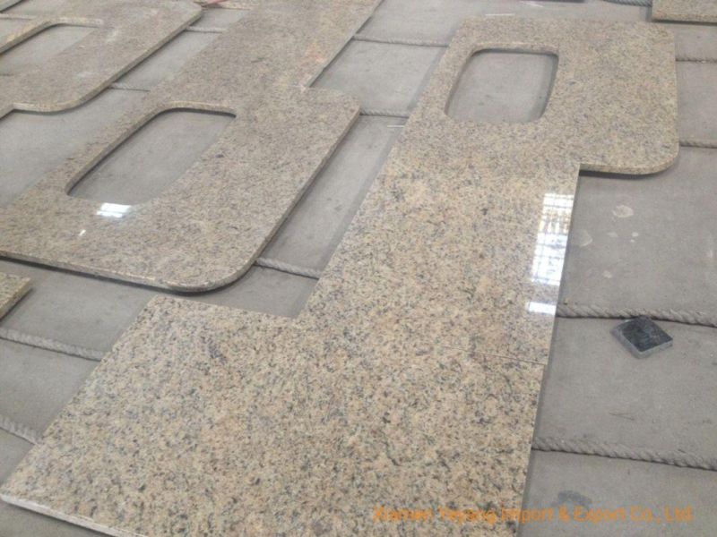 Natural Gold Granite Countertops for Kitchen/Bathroom/Hotel/Villa/School Project Supplier
