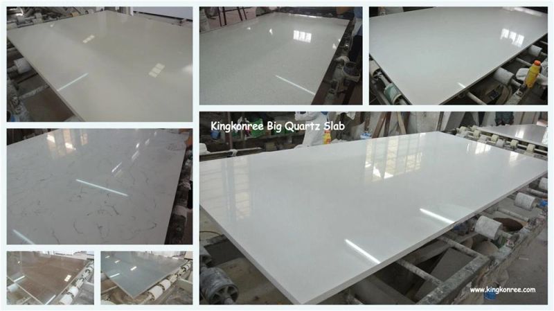 Polished Building Material Artificial Stone Quartz Slabs