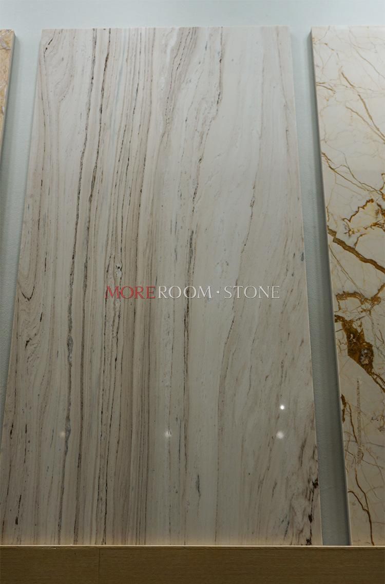 Polished Palissandro White Marble Stone