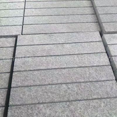 G684 Black Basalt Stone Stairs/Steps/Tread with Flamed&Polised Surface
