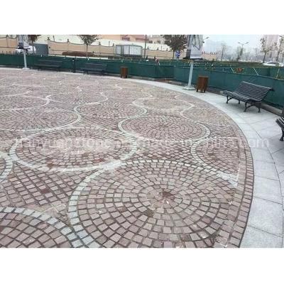 Cheap Chinese Red Porphyry Paving/Granite Paving Stone/Cube Stone/Cubic Stone/Cobbles