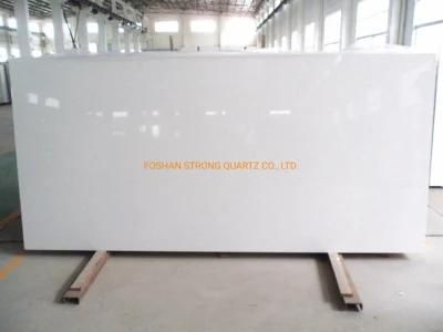 Mirror White Quartz Soild Surface Foshan Strongquartz