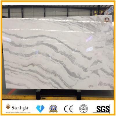 Popular New Polishing White Marble Slabs, Calacatta Star White Marble
