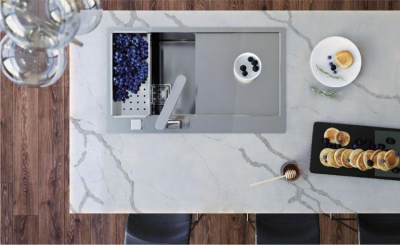 Look Nice Calacatta Quartz Stone with Good Quality