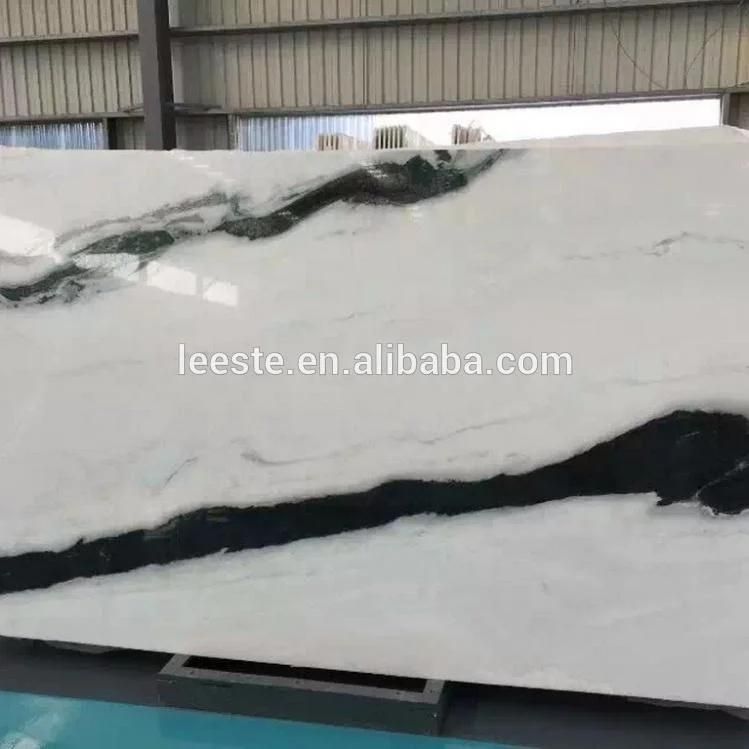 Modern Indoor Designs Polished Panda White Marble Floor Wall Tiles