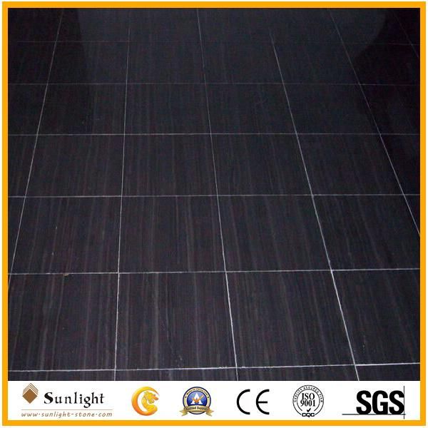 Price Grain Color Texture Stone Slab Imperial Black Wooden Marble, Black Wooden Marble in Slabs
