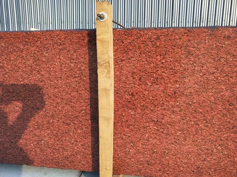 Chinese Cheap Dyed Red Granite Slab High Quality Vietnam Best Seller