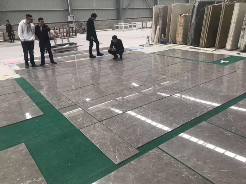 High Quality Natural Stone Pietra Grey Marble Slabs for Project Customized