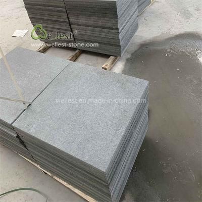 2019 Flamed Brushed New G684/MID Grey/ Dark Black/ Absolute Black Granite Tiles for Outdoor Paving