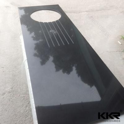 Black Kitchen Quartz Stone Bench Tops for Project
