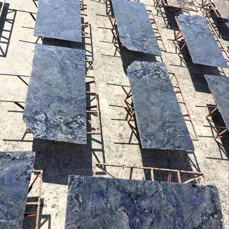 Beautiful Brazil Natural Blue Fantasy Granite Stone Blue Granite for Wall Slabs Tiles