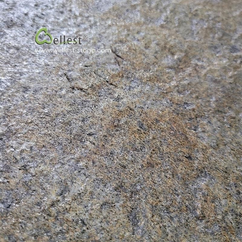 Non- Radiative Golden Galaxy Interior Decoration 2mm Wall Panel Flexible Natural Ultra Thin Stone Veneer Stone Panel
