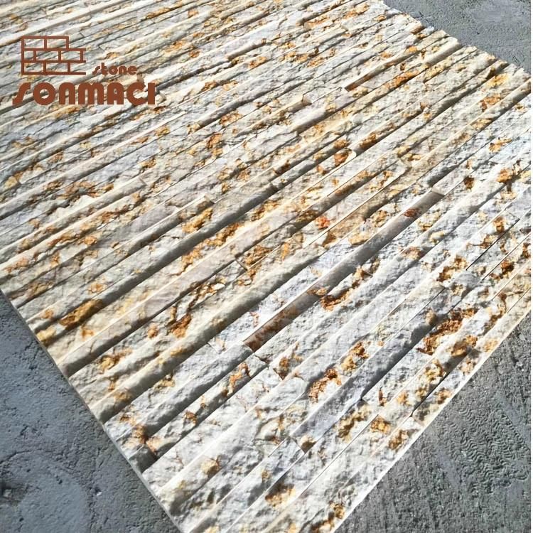 Exterior Wall Decoration Slate Stone Stacked Panels