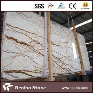 New Sofit Gold Marble Slab Tiles with Good Quality