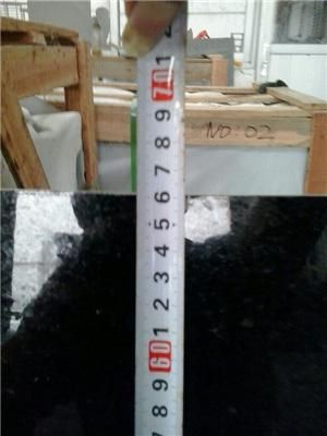 Hot Sale Black Galaxy Granite Flooring Tile Granite Slab