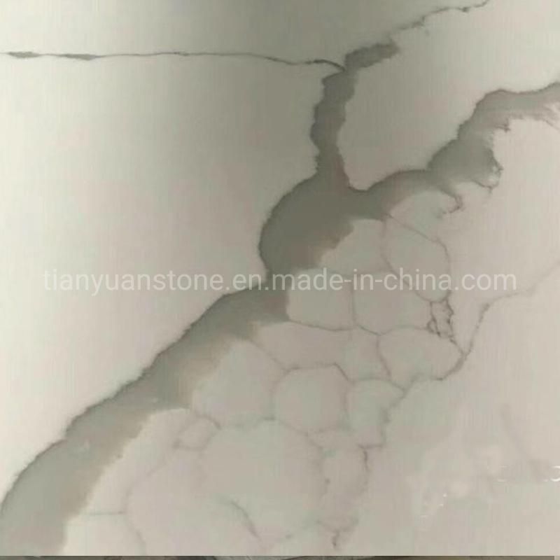 Prefab Pure White/Calacatta White/Granite/Quartz Stone Vanity Top