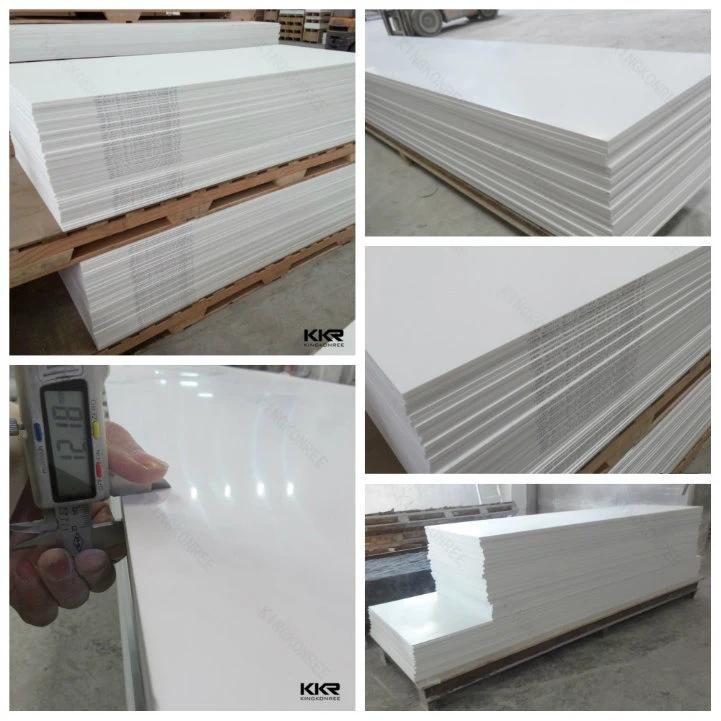 Glacier White Countertop Material Corian 100% Pure Acrylic Solid Surface