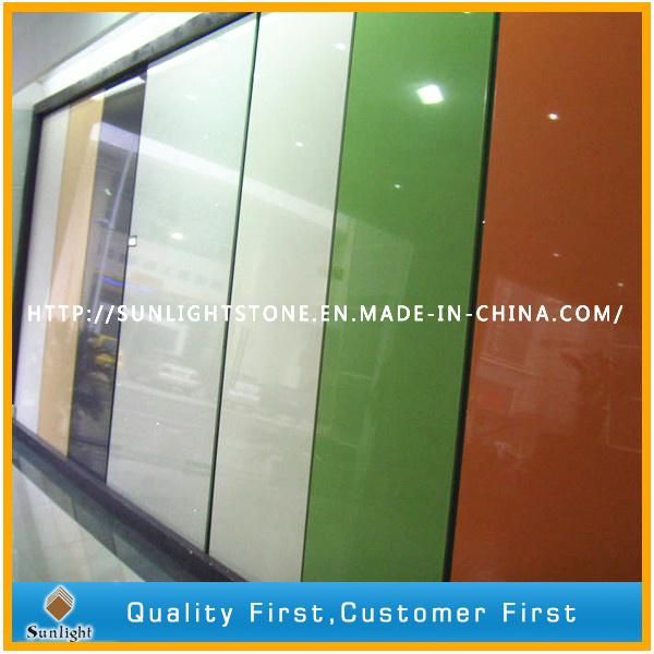 Artificial Marble Onyx White/Yellow Artificial Stone for Flooing Tiles