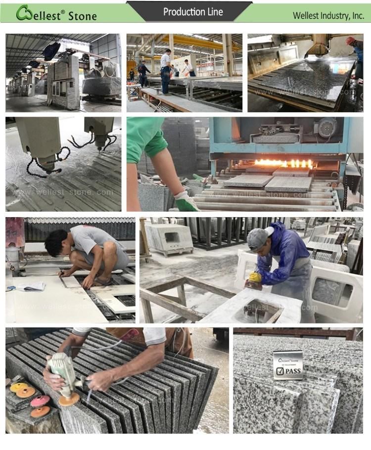 Flamed Finish White Marble Quartizte Anti Slip Stone Paving for Exterior and Pool Deck