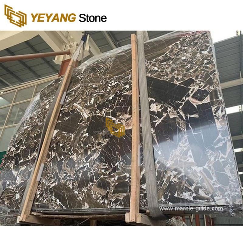 Antique River Marble for Floor/Wall Slabs/Tiles/Stairs/Mosaic/Vanity Black Marble Slabs